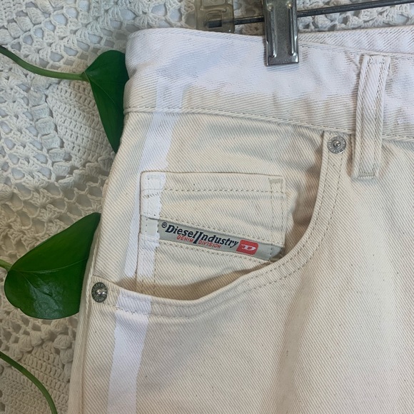 Wide-leg Diesel white denim - Picture 2 of 4